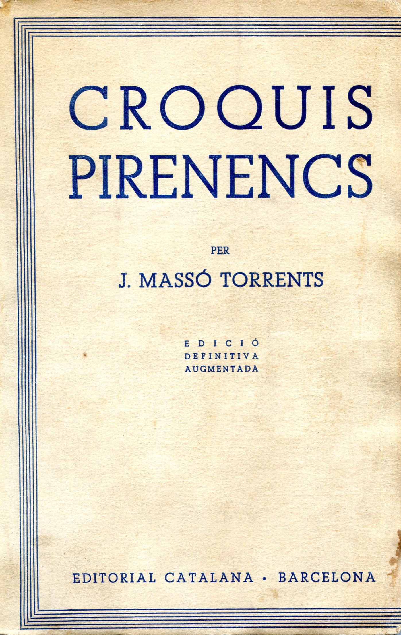 Croquis pirinencs - Portada